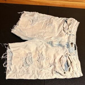 No Boundaries Light Blue Denim Shorts